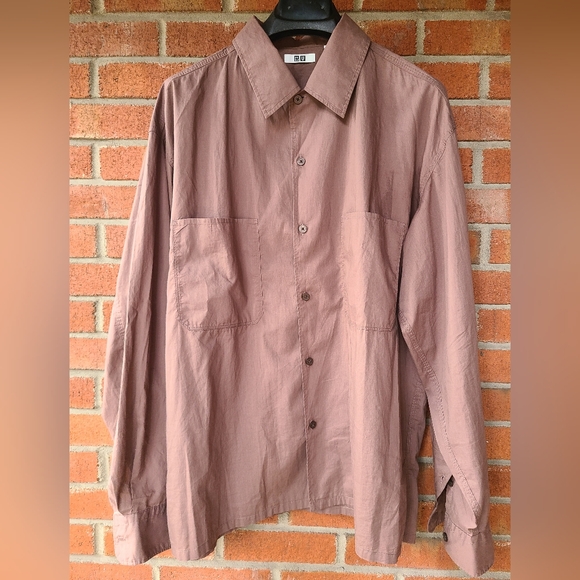 Uniqlo Men's US Large Maroon shirt - Picture 9 of 9